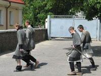 В городе рыцари!