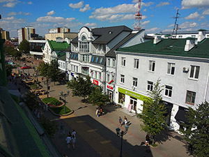Пешеходная улица Советская в Бресте