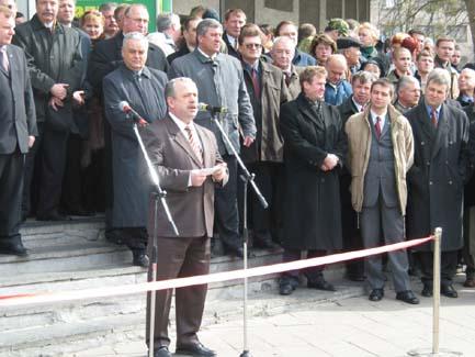 Приветственная речь председателя Брестского облисполкома