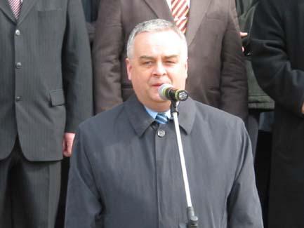 Выступление гостей на открытии выставки