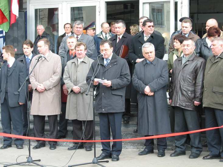 Официальная церемония открытия выставки в Бресте