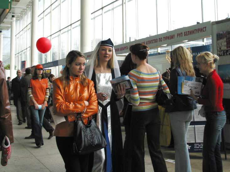 Праздничная атмосфера выставки