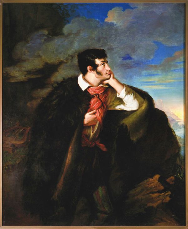 Адам Мицкевич на скале Аю-Даг, портрет Валентия Ваньковича, 1828 год