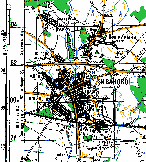 карта города Иваново